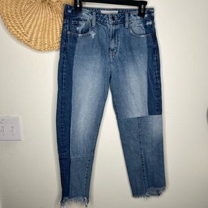 Hidden Jeans mom jean fit